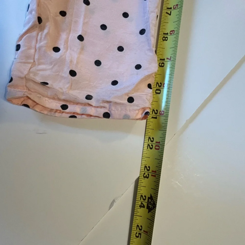 Vintage 80s Jazz Girls Polka Dot Peplum Dress Pink Black Long Sleeve Retro Party